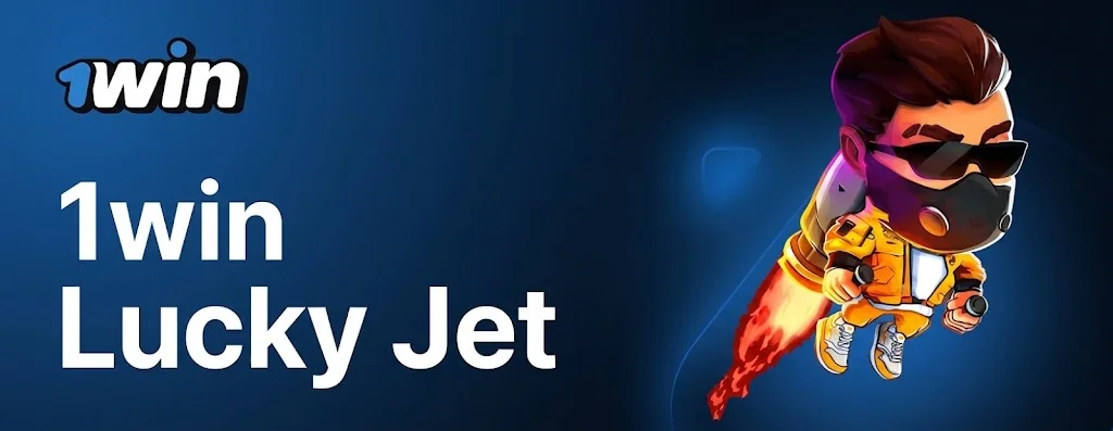 Lucky Jet pe 1win – Lucky Joe zburând cu jetpack și multiplicatorul rundei